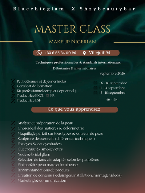 Masterclass Makeup Nigerian